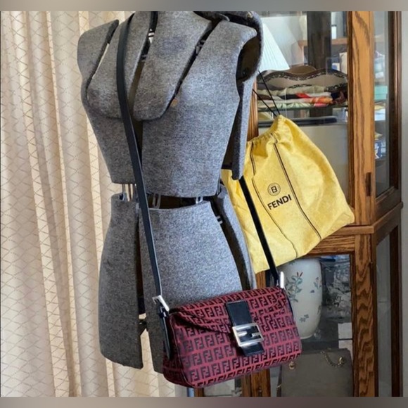 Fendi Zucca Bag, hardly used;comes with a matching black strap. - Picture 1 of 5